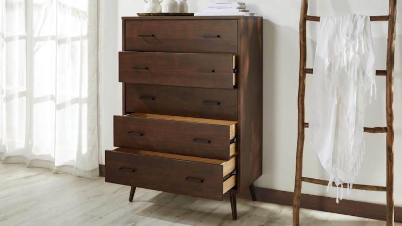 Norway 5 Drawer Tallboy