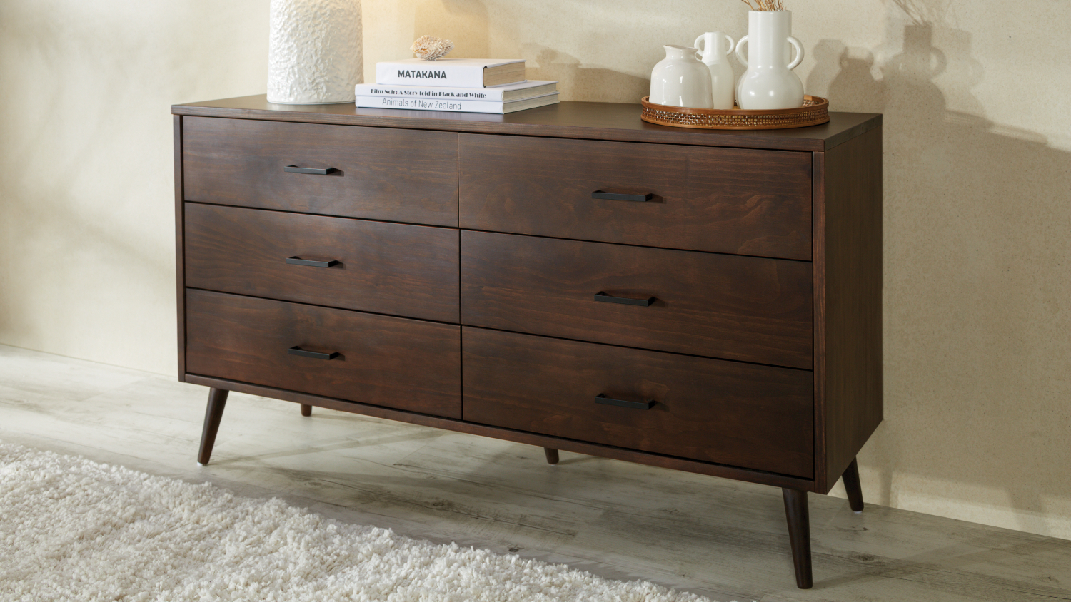 Norway 6 Drawer Lowboy