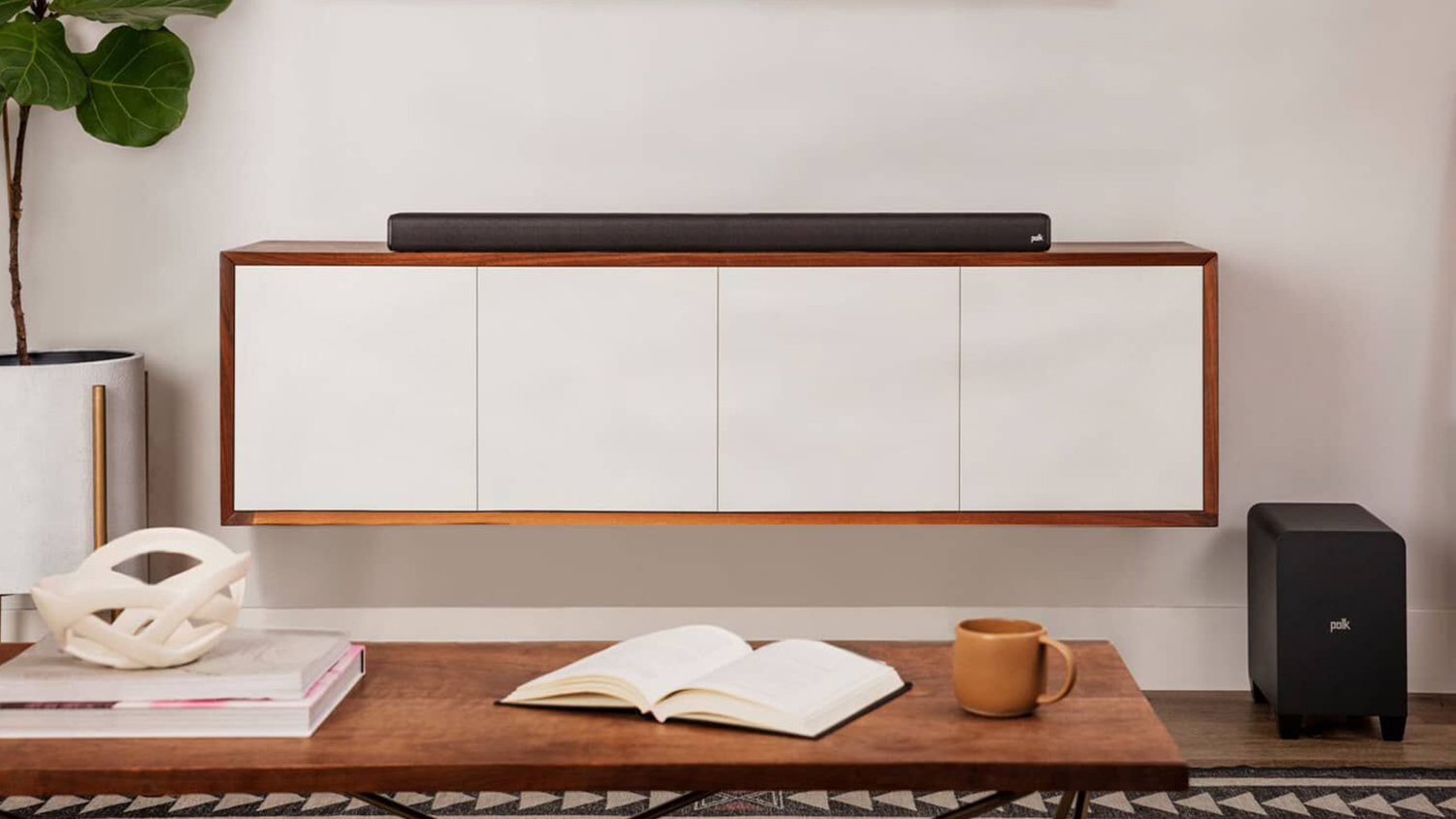 Polk Audio 3.1.2 Channel Soundbar with Subwoofer - Wireless - Black (Signa S4)