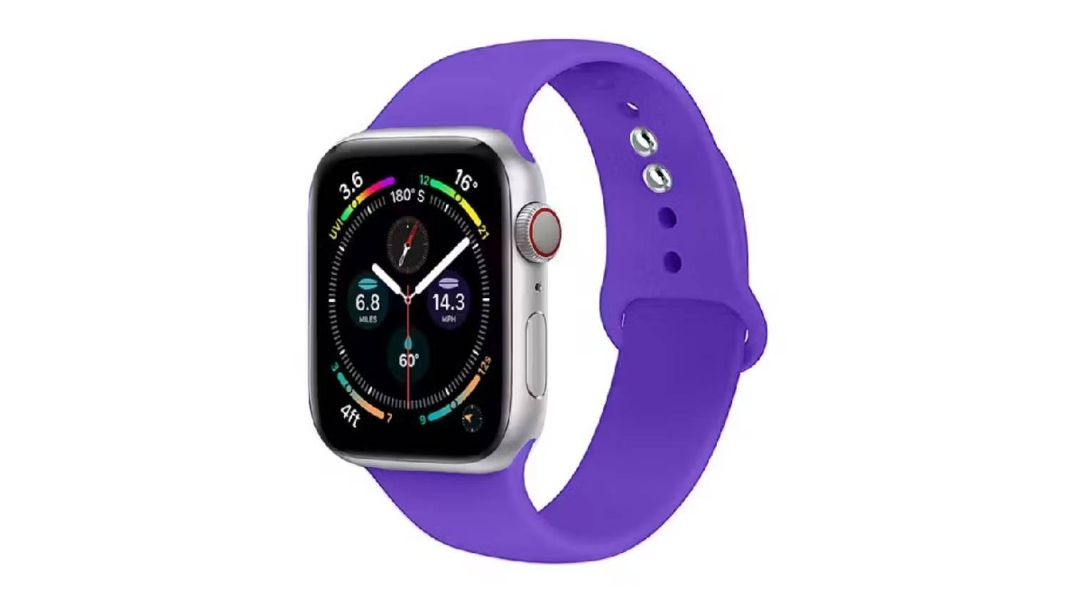 Equipo Silicone Replacement Watch Straps for Apple Watch 38mm - Purple