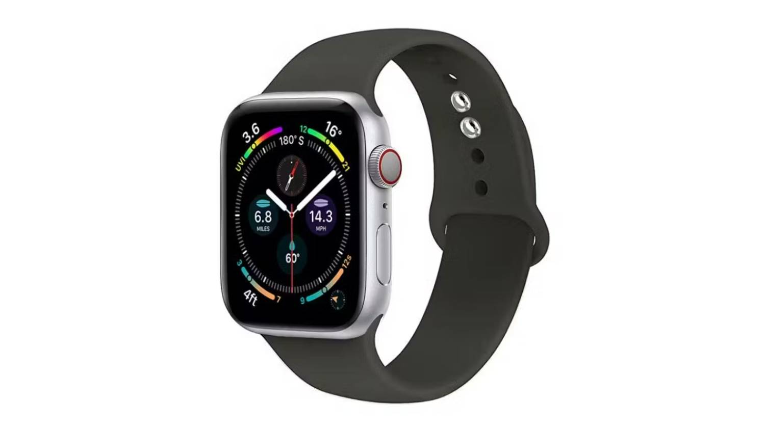 Equipo Silicone Replacement Watch Straps for Apple Watch 42mm - Brownstone