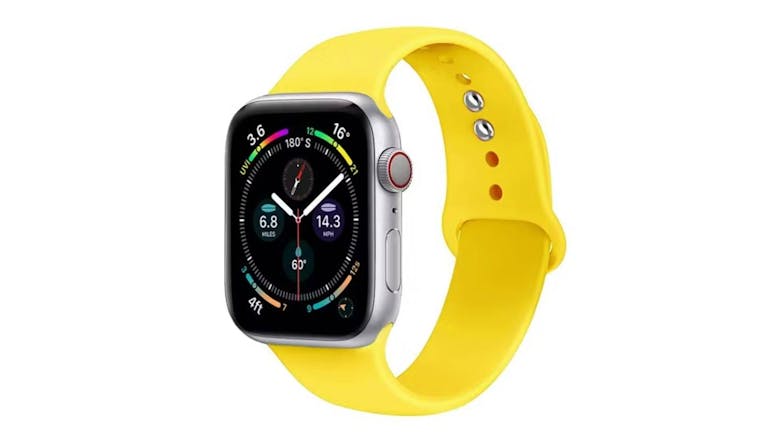 Equipo Silicone Replacement Watch Straps for Apple Watch 42mm - Yellow