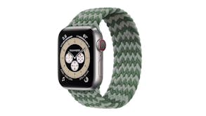 Equipo Braided Solo Loop Replacement Watch Straps for Apple Watch 42mm - Grey/Green