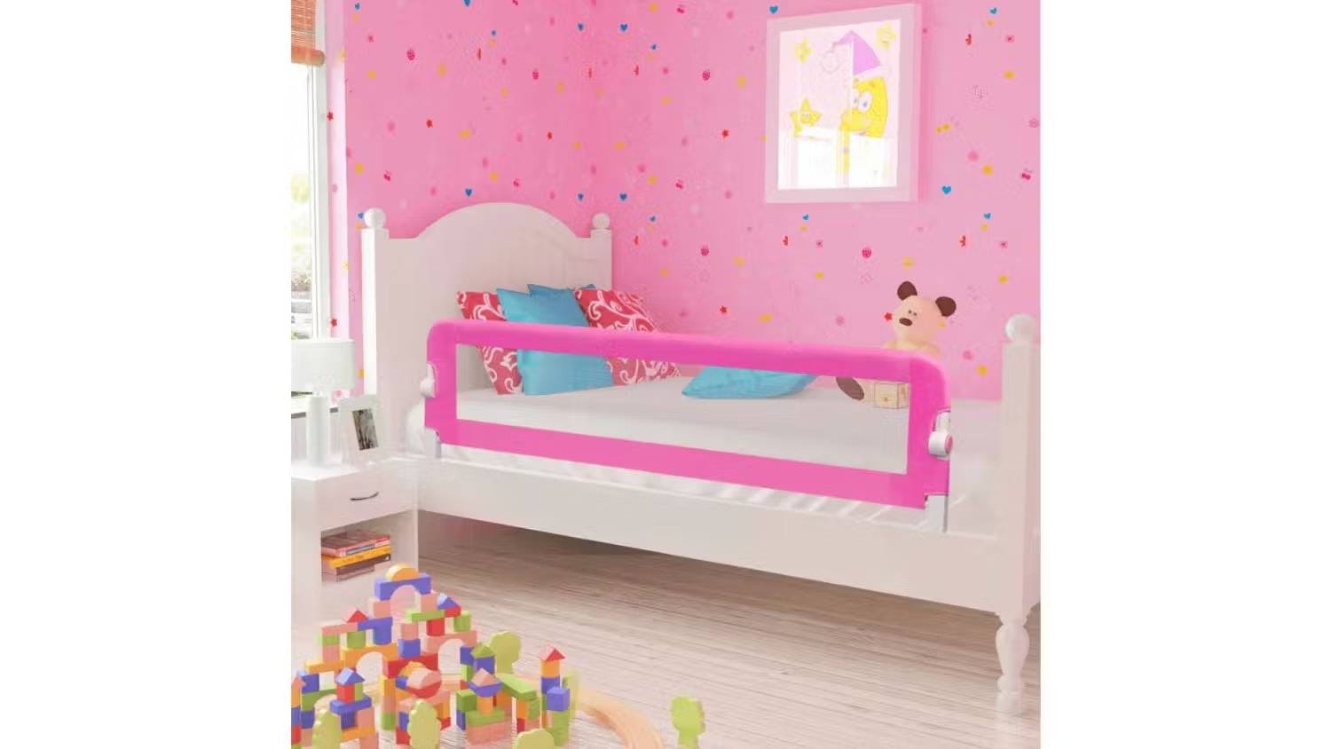 NNEVL Toddler Safety Bed Rain 150cm - Pink