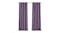 Cadence & Co. "Byron" Matte Velvet Blackout Curtain Twin Pack 180 x 223cm - Lilac