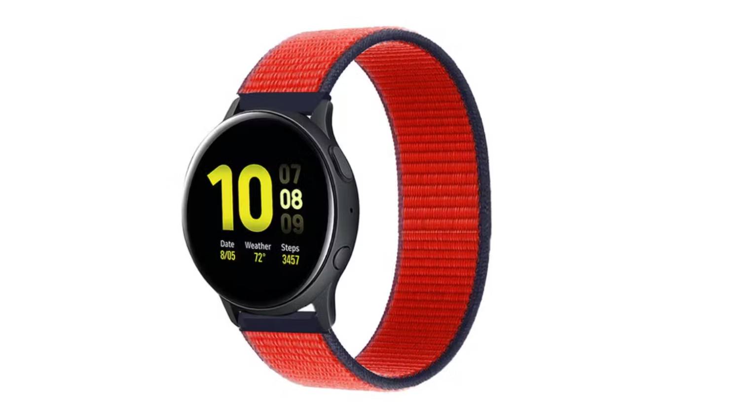 Equipo Nylon Sports Replacement Watch Straps for Apple Watch 38mm - Tricolour Red