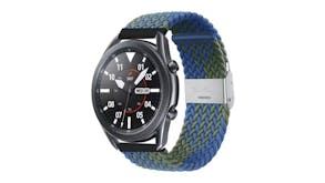 Equipo Nylon Braided Replacement Watch Straps for Apple Watch 38mm - Blue/Green