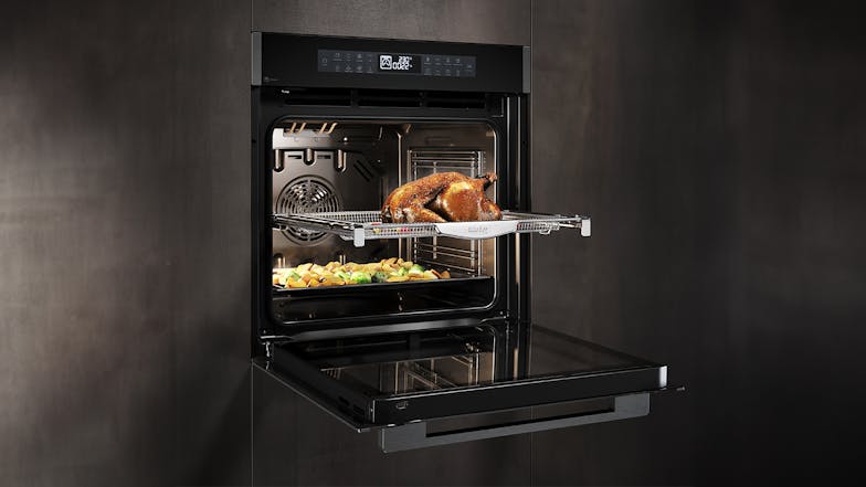 Euromaid 60cm Pyrolytic 17 Function Built-In Oven - Dark Stainless Steel (EPO617ASTB)