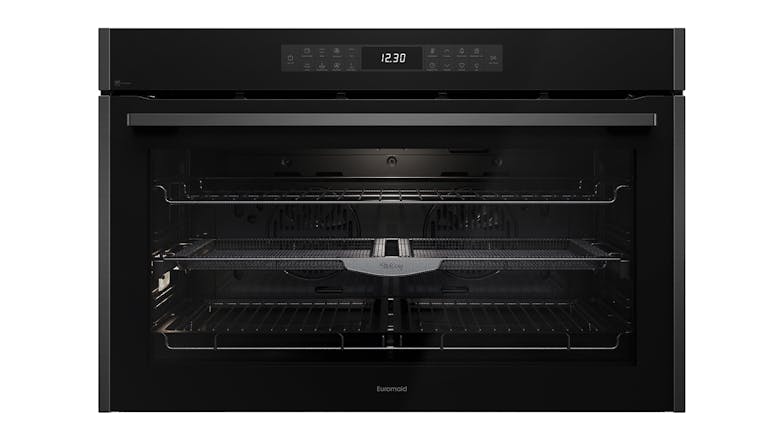Euromaid 90cm Pyrolytic 17 Function Built-In Oven - Dark Stainless Steel (EPO917ASTB)
