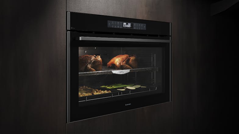 Euromaid 90cm Pyrolytic 17 Function Built-In Oven - Dark Stainless Steel (EPO917ASTB)