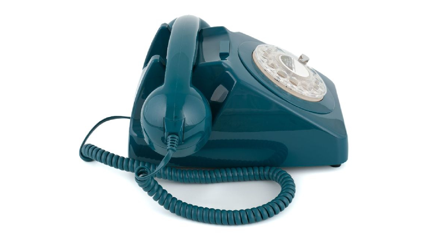 GPO 746 Rotary Corded Phone Azure Blue Harvey Norman New Zealand