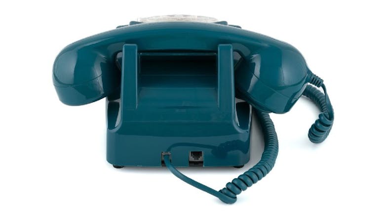 GPO 746 Rotary Corded Phone - Azure Blue