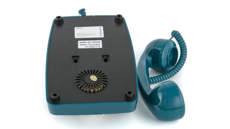 GPO 746 Rotary Corded Phone - Azure Blue