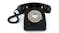 GPO 746 Rotary Corded Phone - Black