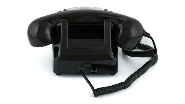 GPO 746 Rotary Corded Phone - Black