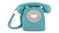 GPO 746 Rotary Corded Phone - Blue