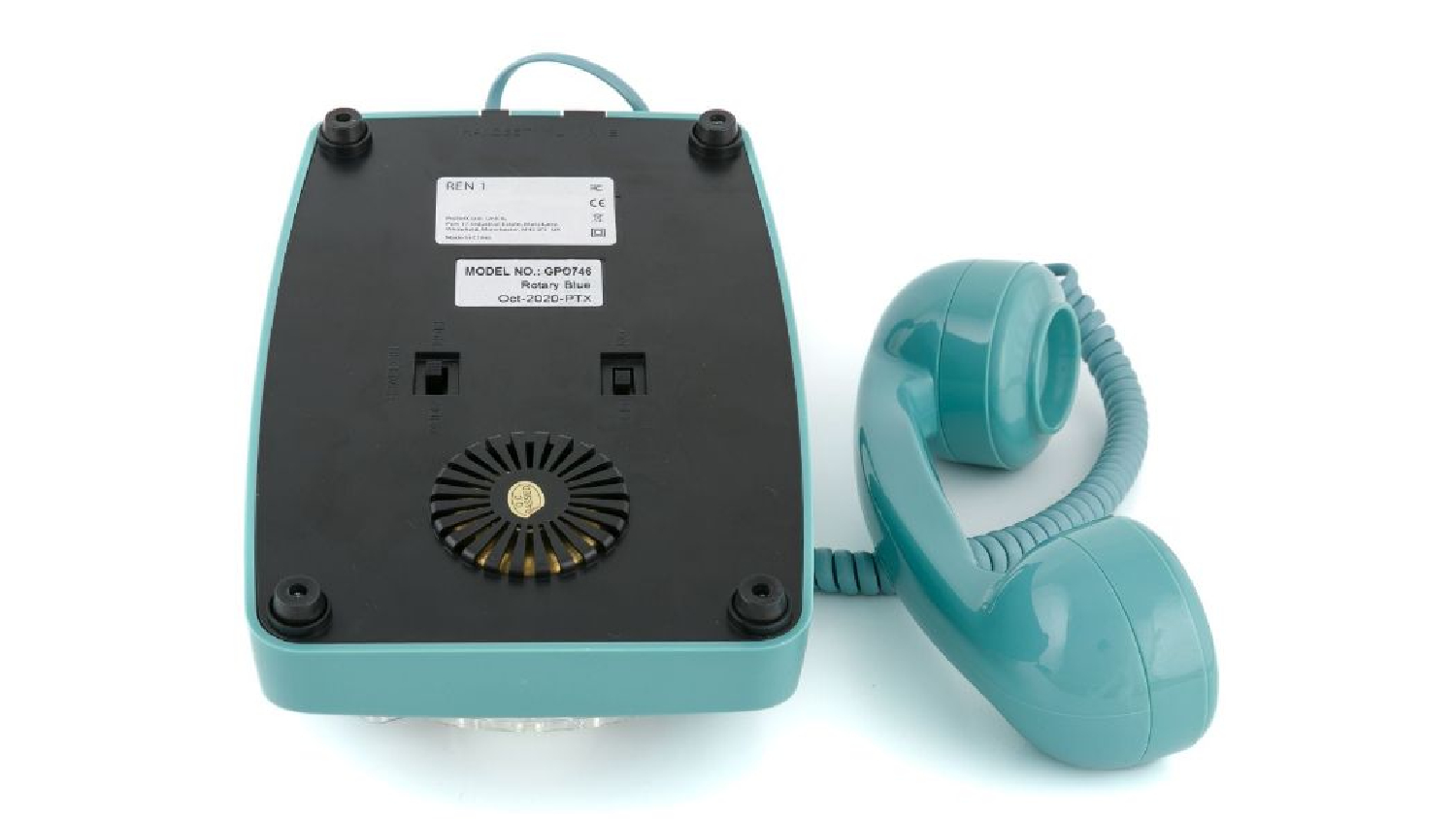 GPO 746 Rotary Corded Phone Blue Harvey Norman New Zealand