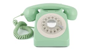 GPO 746 Rotary Corded Phone - Green