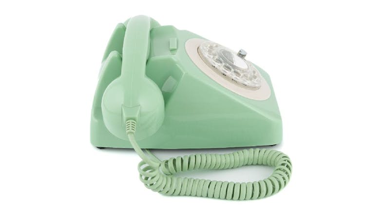 GPO 746 Rotary Corded Phone - Green