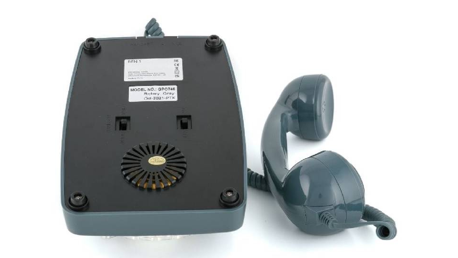 GPO 746 Rotary Corded Phone Grey Harvey Norman New Zealand