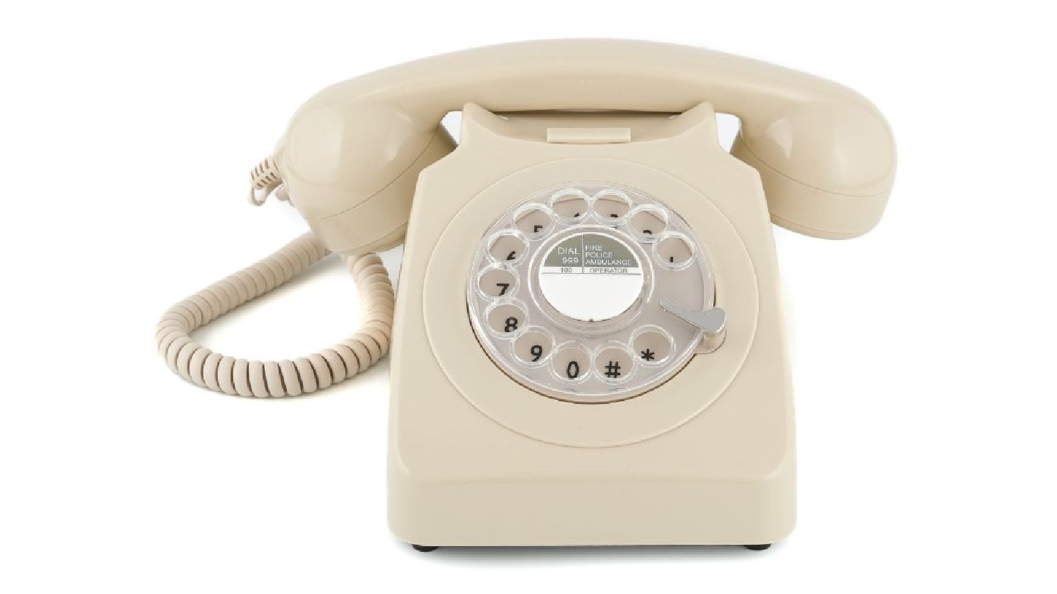 GPO 746 Rotary Corded Phone Ivory Harvey Norman New Zealand