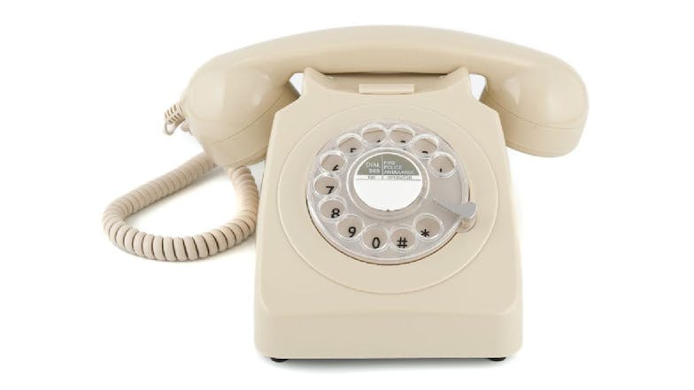 GPO 746 Rotary Corded Phone - Ivory