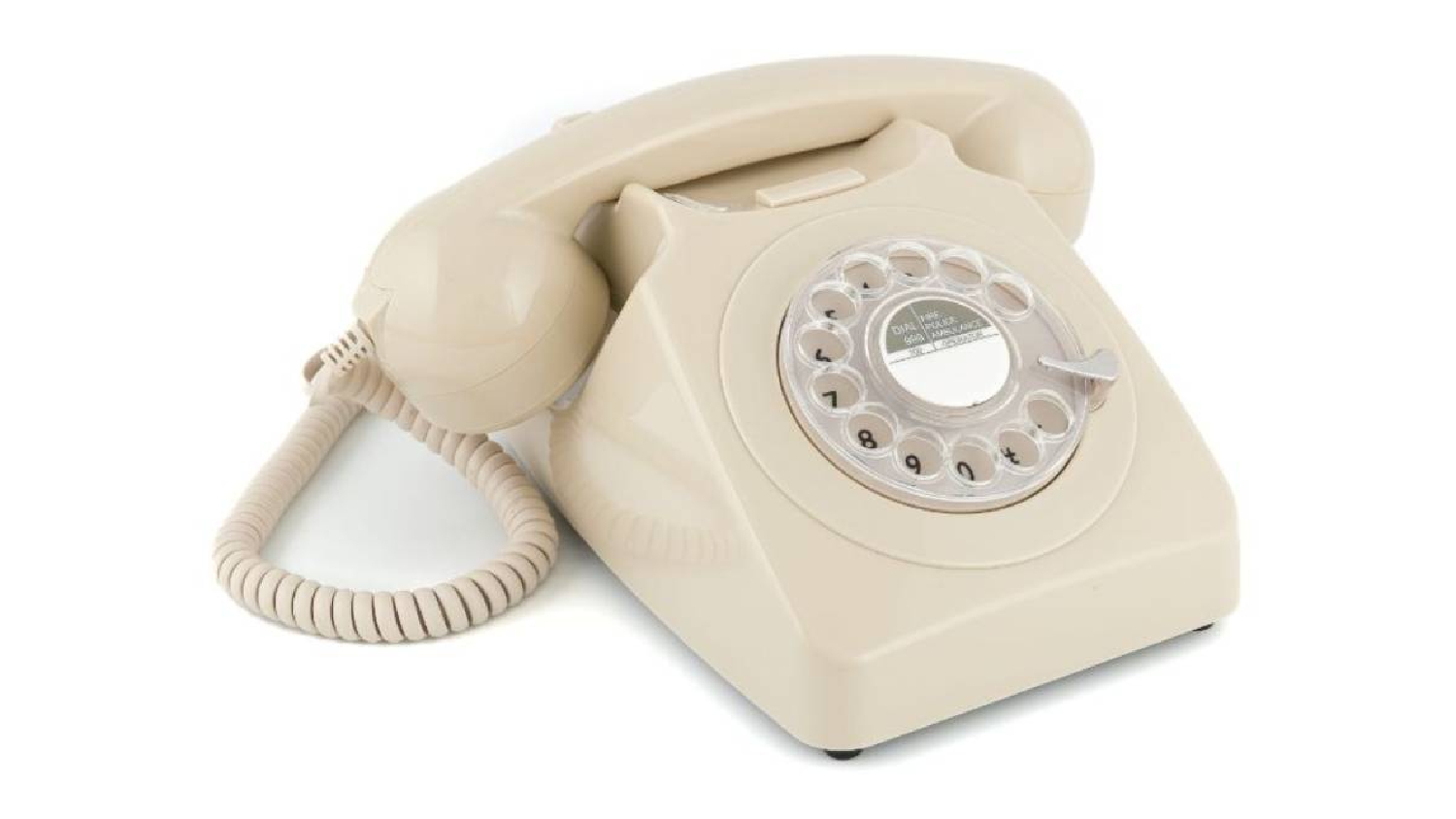 GPO 746 Rotary Corded Phone Ivory Harvey Norman New Zealand