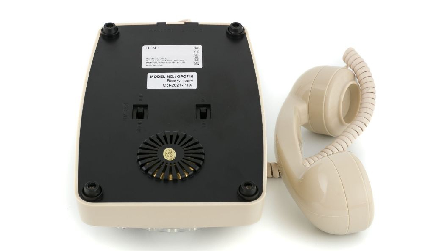 GPO 746 Rotary Corded Phone Ivory Harvey Norman New Zealand