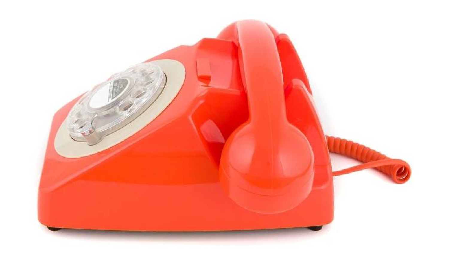 GPO 746 Rotary Corded Phone Orange Harvey Norman New Zealand