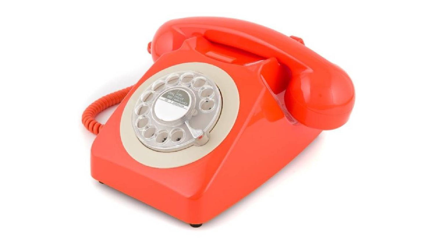 GPO 746 Rotary Corded Phone - Orange