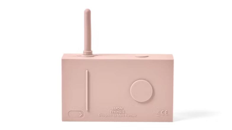 Lexon Tykho 3 Bluetooth FM Radio - Pink