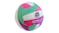 Avaro Rubber Match Netball Size 4 - Yellow/Pink/Green