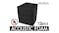 TSB Living Egg Carton Acoustic Foam 50 x 50cm 12pcs. - Black