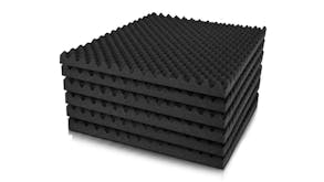 TSB Living Egg Carton Acoustic Foam 50 x 50cm 6pcs. - Black