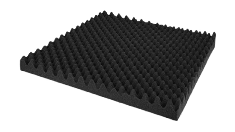 TSB Living Egg Carton Acoustic Foam 50 x 50cm 6pcs. - Black