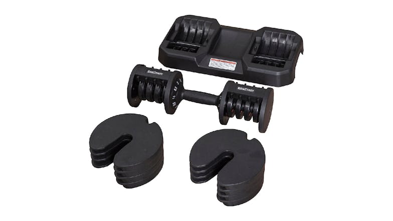 PROTRAIN Adjustable Dumbbell 3 - 25kg - Black