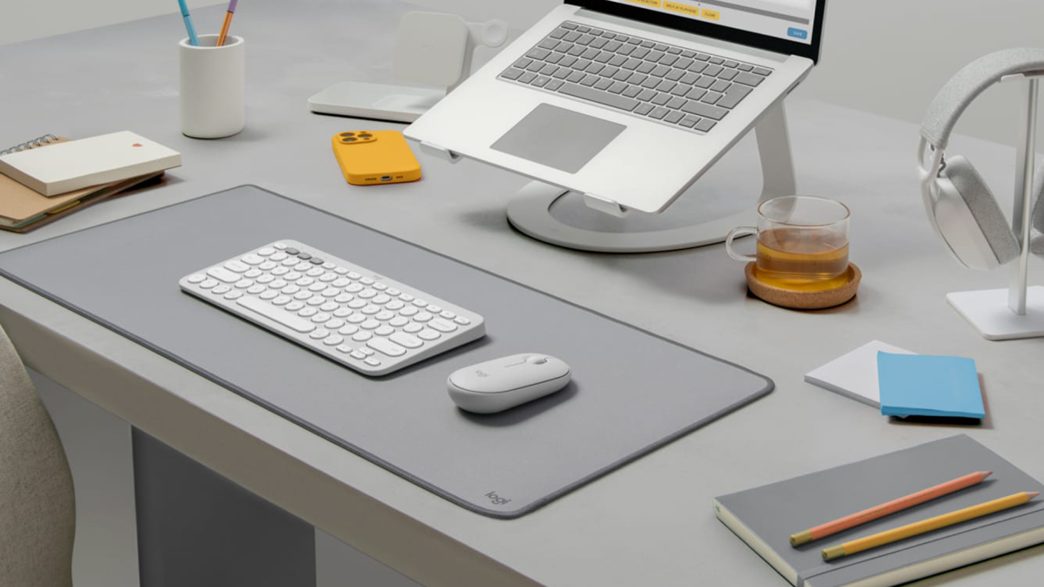 Logitech Keys 2 K380s Pebble Wireless Keyboard - Tonal Off White