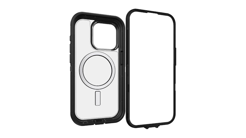 Otterbox Defender XT Case for iPhone 15 Pro - Clear/Black