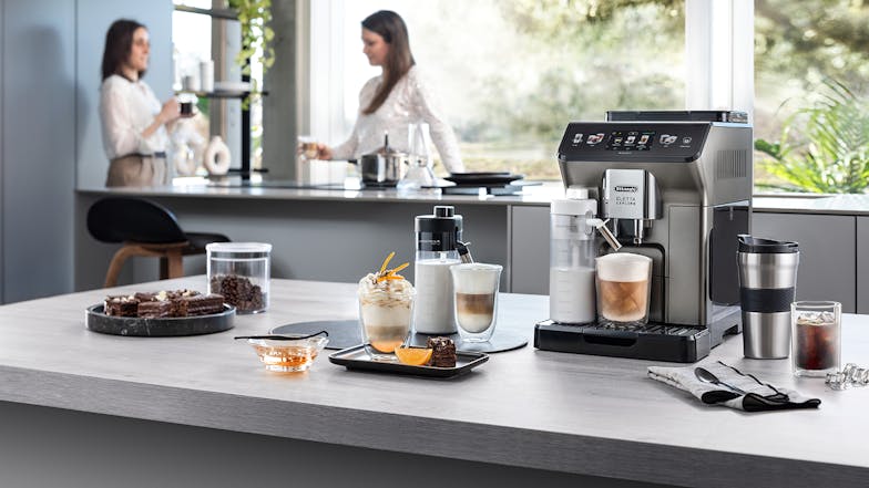 DeLonghi Eletta Explore Fully Automatic Espresso Machine - Titanium