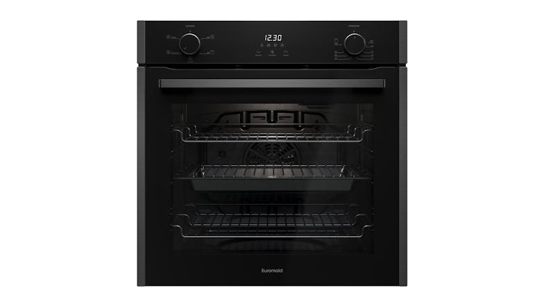 Euromaid 60cm 5 Function Built-In Oven - Dark Stainless Steel (EO605DTB)