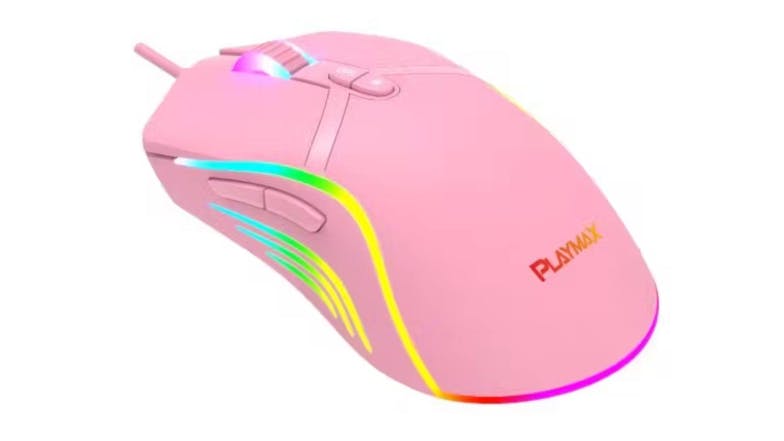 Playmax Pink Taboo RGB Wired Mouse