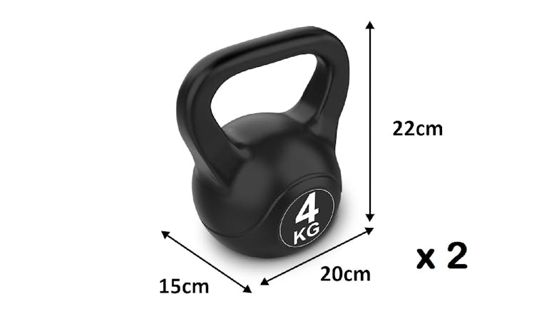 PROTRAIN Cement Kettlebell 4kg 2pcs.