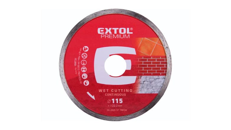 Extol Diamond Wet Cutting Disk 115mm