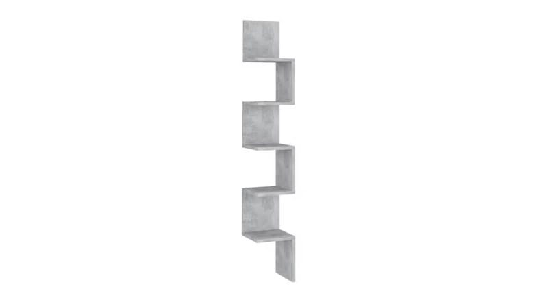 NNEVL Wall Shelves Corner 20 x 20 x 127.5cm - Concrete Grey