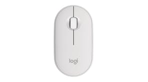 Logitech Mouse 2 M350s Pebble Wireless Mouse - Tonal White
