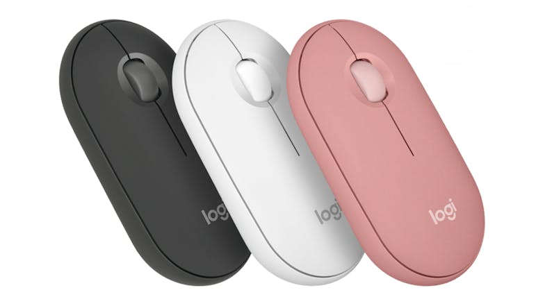 Logitech Mouse 2 M350s Pebble Wireless Mouse - Tonal Rose