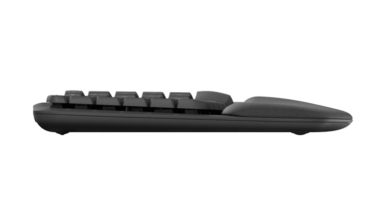 Logitech Wave Keys Ergonomic Wireless Keyboard - Graphite