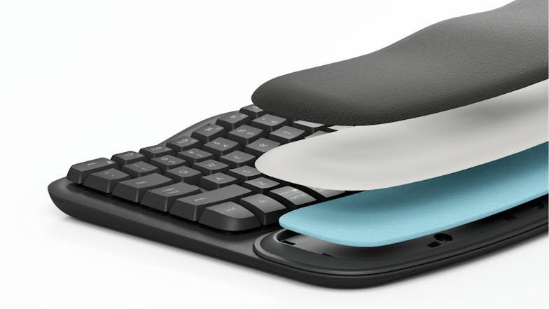 Logitech Wave Keys Ergonomic Wireless Keyboard - Graphite