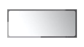 NNEVL Bathroom Mirror 90x1.5x37cm Gloss Grey