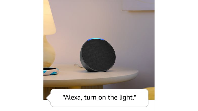 Amazon Echo Pop Smart Speaker with Alexa - Charcoal